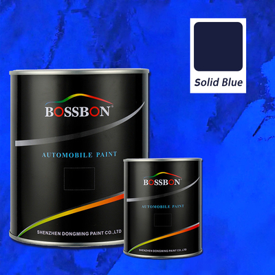 Voiture acrylique de polyuréthane tourner pour peindre un plus haut bleu solide de la cohérence 2K