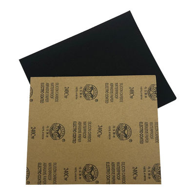 Carborundum abrasif Emery Cloth de papier de carbure de silicium P2000