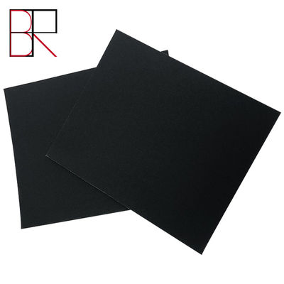 Papier à l'émeri carré de polissage noir du papier sablé 130mm